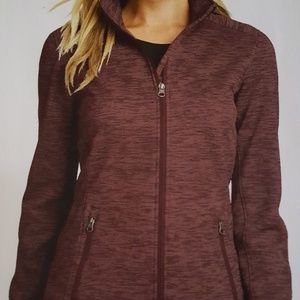 Ladies Digi Stripe Fleece Jacket, Size L, NWOT